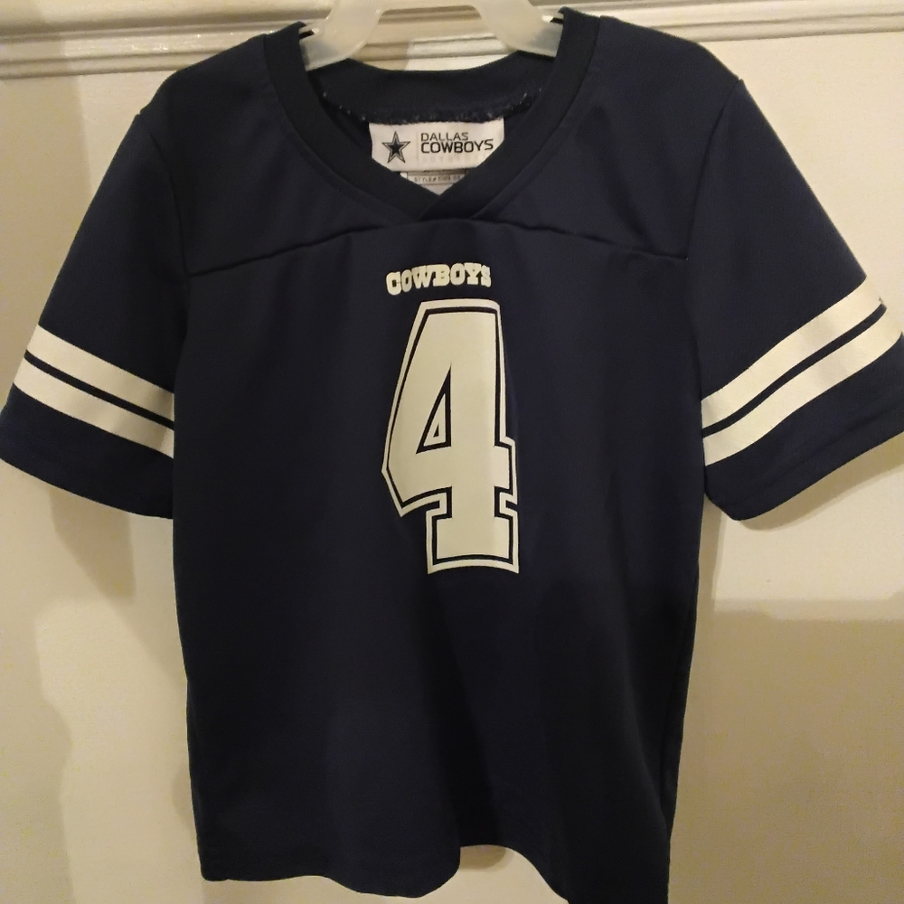 Dallas Cowboys Dak Prescott #4 Navy Jersey (4T)